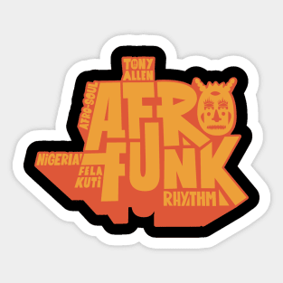 Afro Funk Music Sticker